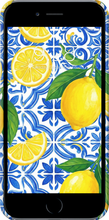 3D пластиковий глянцевий чехол Grocery Girl Italian Summer для Apple iPhone 6 - 6766c-45 изображение 