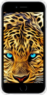 Силикон с усиленными углами чехол Леопард для Apple iPhone 6 - 6611sp-45 изображение 