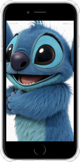 Силикон с усиленными углами чехол Стич 1 для Apple iPhone 6 - 6686sp-45 изображение 