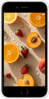 Силикон с усиленными углами чехол Фрукты 3 для Apple iPhone 6s - 6703sp-90 изображение 