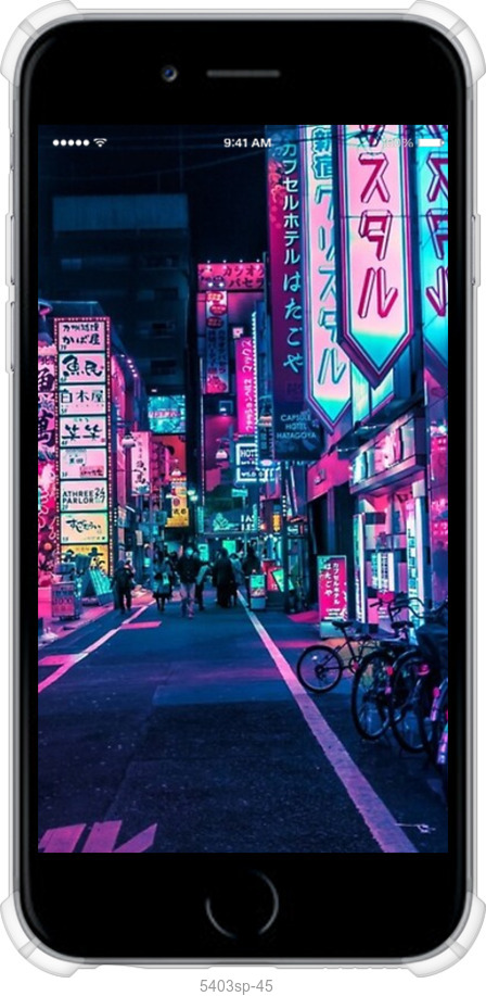 Силіконовий протиударний с посиленими кутами чехол № 5403 для Apple iPhone 6 - 5403sp-45 изображение 