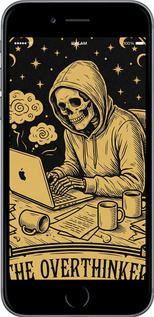 2D пластиковий чехол The Overthinker для Apple iPhone 6s - 6774t-90 изображение 