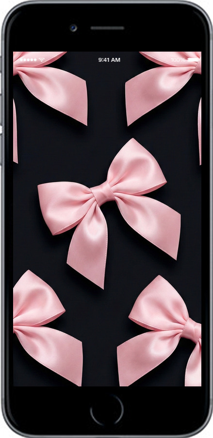 2D пластиковый чехол Coquette Ribbons Dark Coquette для Apple iPhone 6s - 6767t-90 изображение 