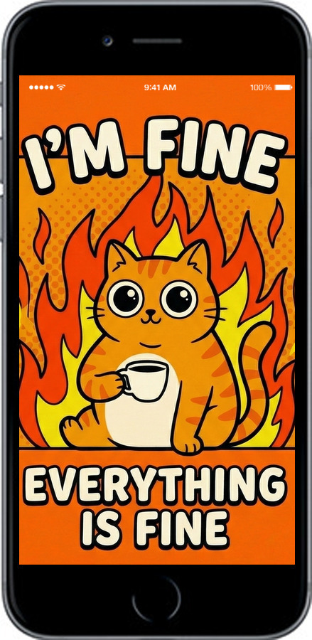 2D пластиковый чехол Funny Cat для Apple iPhone 6s - 6786t-90 изображение 