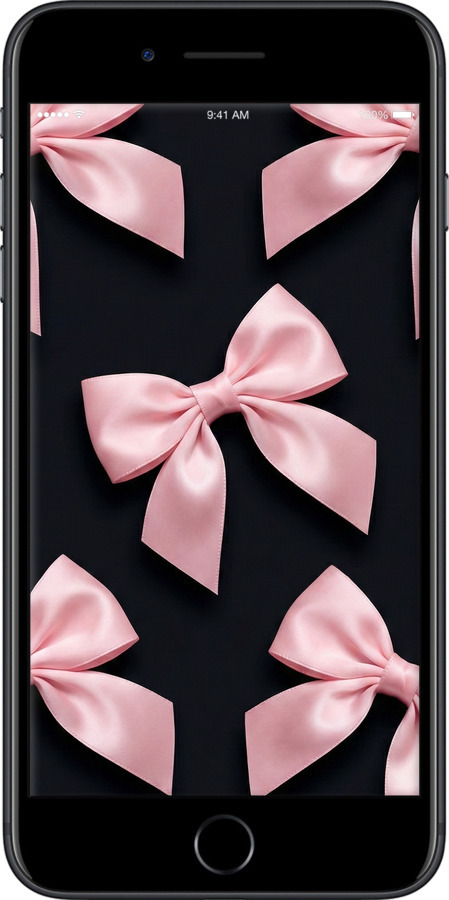 TPU чехол Coquette Ribbons Dark Coquette для Apple iPhone 7 Plus - 6767b-337 изображение 
