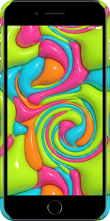 3D пластиковый глянцевый чехол Y2K Jelly Dream для Apple iPhone 8 Plus - 6780c-1032 изображение 
