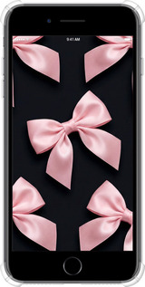 Силіконовий протиударний с посиленими кутами чехол Coquette Ribbons Dark Coquette для Apple iPhone 7 Plus - 6767sp-337 изображение 