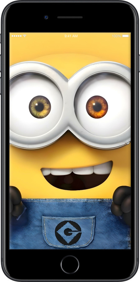 2D пластиковий чехол Миньон для Apple iPhone 8 Plus - 6389t-1032 изображение 