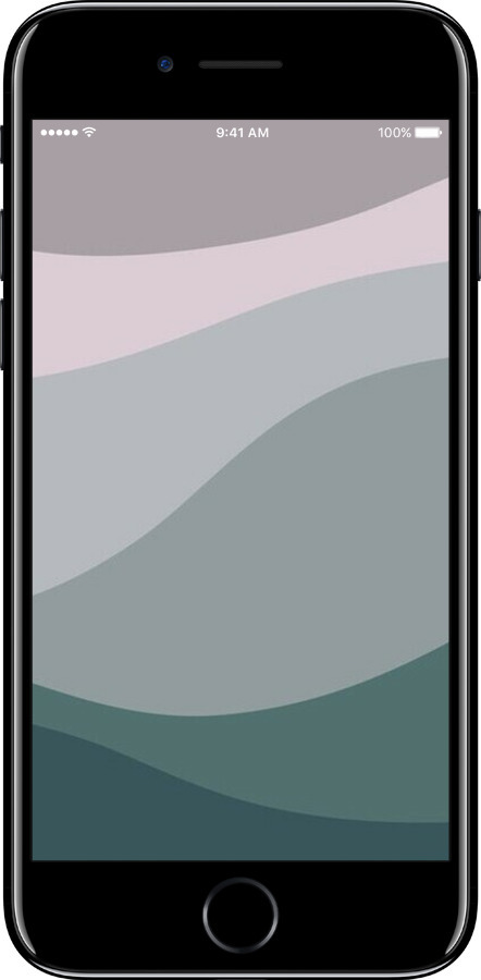 TPU чехол З фіолетовим та бірюзовим ретро-стилем та хвилями для Apple iPhone SE 2022 - 6533b-3737 изображение 
