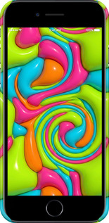 3D пластиковый матовый чехол Y2K Jelly Dream для Apple iPhone SE 2022 - 6780m-3737 изображение 