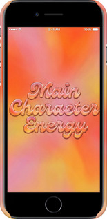 3D пластиковый глянцевый чехол Aura Gradient Main Character Energy Aesthetic Y2K для Apple iPhone 8 - 6783c-1031 изображение 