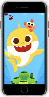 Чехол Bumper чехол Бейби Шарк для Apple iPhone SE 2022 - 6303pc-3737 изображение 