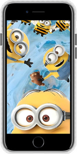 Чохол Bumper чехол Миньоны для Apple iPhone 7 - 6386pc-336 изображение 