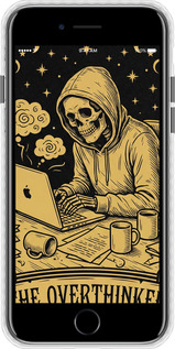 Чехол Bumper чехол The Overthinker для Apple iPhone SE 2020 - 6774pc-2013 изображение 