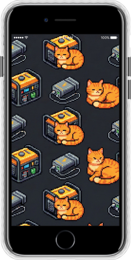 Чехол Bumper чехол Autonomous Zone для Apple iPhone SE 2020 - 6771pc-2013 изображение 