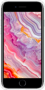 Силикон с усиленными углами чехол Мрамор 2 для Apple iPhone SE 2022 - 6307sp-3737 изображение 