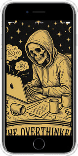 Силикон с усиленными углами чехол The Overthinker для Apple iPhone SE 2022 - 6774sp-3737 изображение 