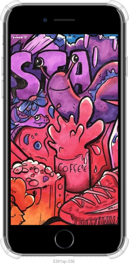 Силикон с усиленными углами чехол № 5391 для Apple iPhone SE 2020 - 5391sp-2013 изображение 