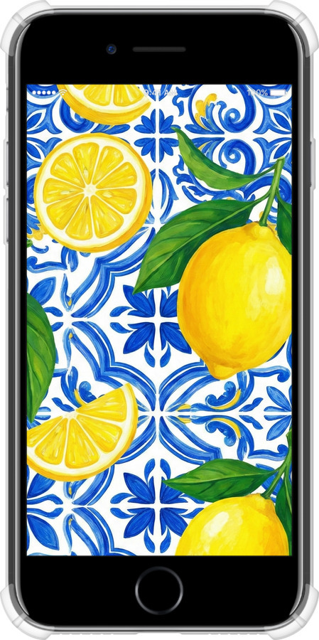 Силіконовий протиударний с посиленими кутами чехол Grocery Girl Italian Summer для Apple iPhone 8 - 6766sp-1031 изображение 