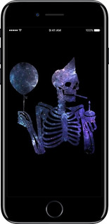 2D пластиковый чехол Скелетное искусство для Apple iPhone SE 2022 - 6536t-3737 изображение 