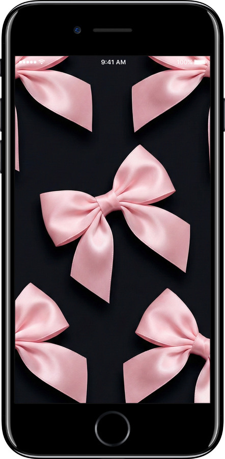 2D пластиковый чехол Coquette Ribbons Dark Coquette для Apple iPhone SE 2022 - 6767t-3737 изображение 