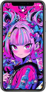 TPU чехол Аніме мілаха для Apple iPhone XS - 6314b-1583 изображение 