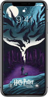 TPU чехол Гарри Поттер 2 для Apple iPhone X - 6337b-1050 изображение 