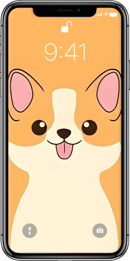TPU чехол Милый пес для Apple iPhone X - 6296b-1050 изображение 
