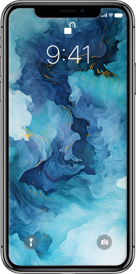 TPU чехол Акварель для Apple iPhone X - 6320b-1050 изображение 