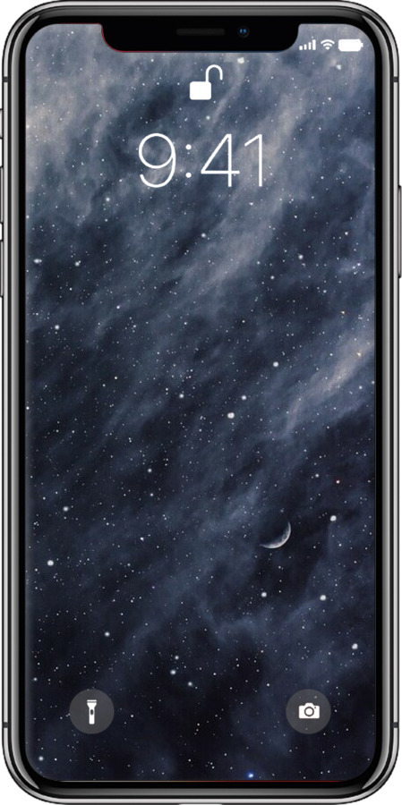 TPU чехол Сині хмари, Синій місяць для Apple iPhone XS - 6398b-1583 изображение 