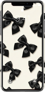 3D пластиковый матовый чехол Dark Coquette для Apple iPhone XS - 6765m-1583 изображение 