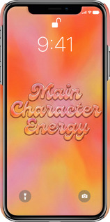 3D пластиковий глянцевий чехол Aura Gradient Main Character Energy Aesthetic Y2K для Apple iPhone X - 6783c-1050 изображение 