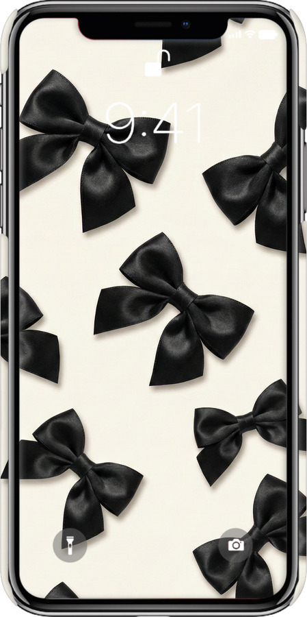 3D пластиковый матовый чехол Dark Coquette для Apple iPhone XS - 6765m-1583 изображение 