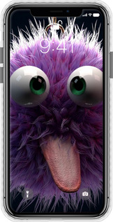 Чехол Bumper чехол Пушистик для Apple iPhone XS - 6017pc-1583 изображение 