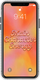 Чехол Bumper чехол Aura Gradient Main Character Energy Aesthetic Y2K для Apple iPhone X - 6783pc-1050 изображение 