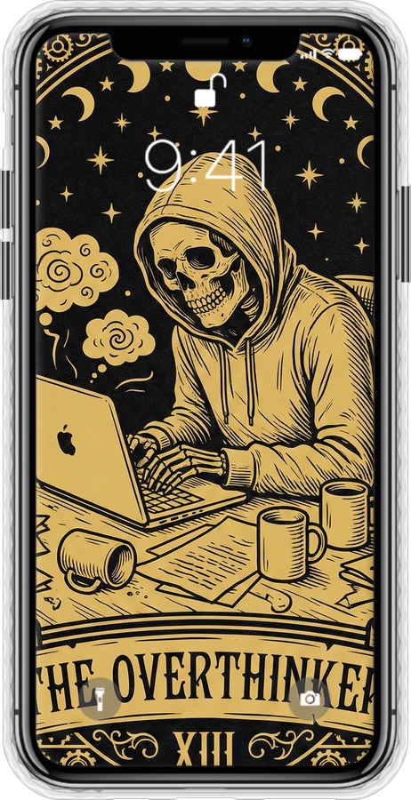 Чохол Bumper чехол The Overthinker для Apple iPhone X - 6774pc-1050 изображение 