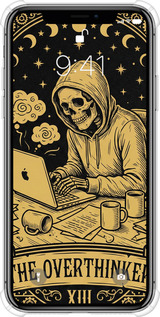 Силикон с усиленными углами чехол The Overthinker для Apple iPhone XS - 6774sp-1583 изображение 