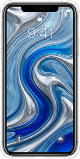 Силіконовий протиударний с посиленими кутами чехол Liquid Chrome для Apple iPhone X - 6781sp-1050 изображение 