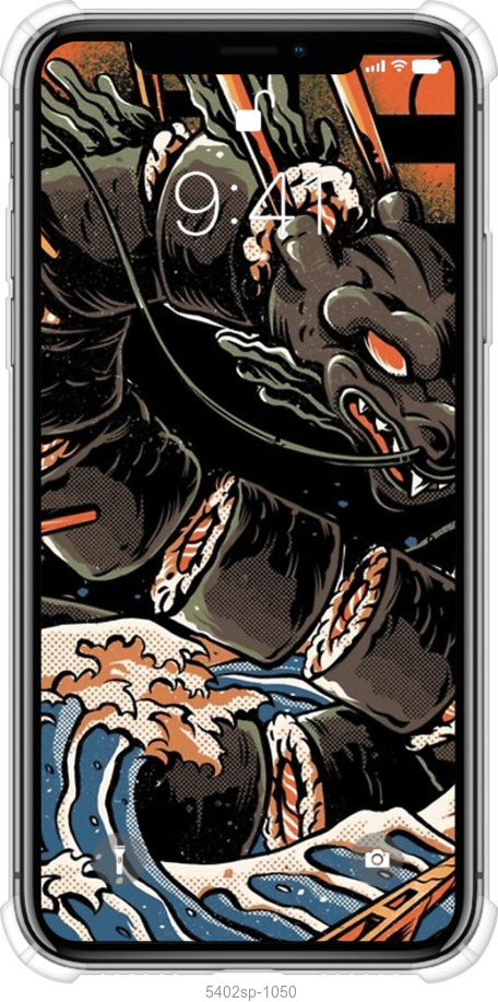 Силіконовий протиударний с посиленими кутами чехол № 5402 для Apple iPhone X - 5402sp-1050 изображение 