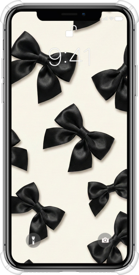 Силикон с усиленными углами чехол Dark Coquette для Apple iPhone X - 6765sp-1050 изображение 