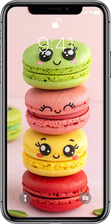 2D пластиковый чехол Печенье для Apple iPhone X - 6693t-1050 изображение 