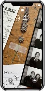 2D пластиковый чехол Aesthetic Scrapbook Collage для Apple iPhone X - 6773t-1050 изображение 