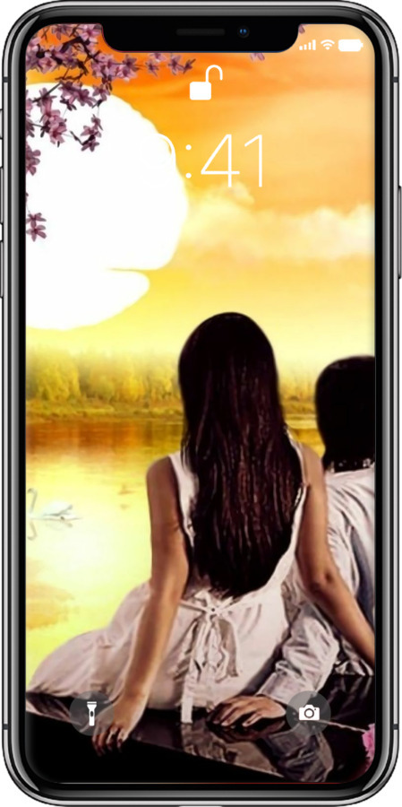 2D пластиковый чехол Sunset для Apple iPhone X - 6607t-1050 изображение 
