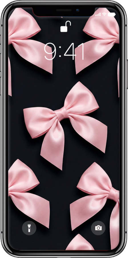 Силиконовый чехол Coquette Ribbons Dark Coquette для Apple iPhone X - 6767u-1050 изображение 