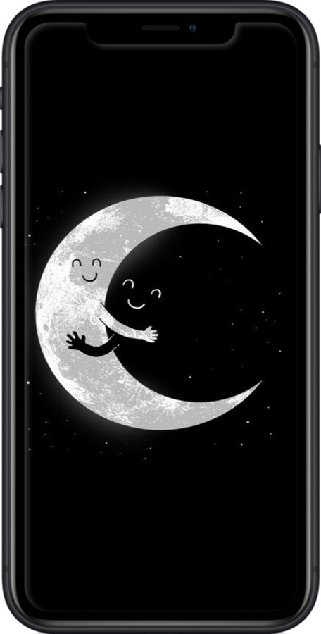 TPU чехол Лунные объятия для Apple iPhone XR - 6508b-1560 изображение 