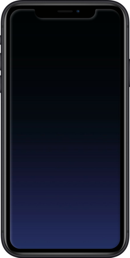 TPU чехол Градиент в тёмно - синем стиле для Apple iPhone XR - 6542b-1560 изображение 