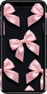 3D пластиковий глянцевий чехол Coquette Ribbons Dark Coquette для Apple iPhone XR - 6767c-1560 изображение 