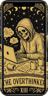 3D пластиковый глянцевый чехол The Overthinker для Apple iPhone XR - 6774c-1560 изображение 