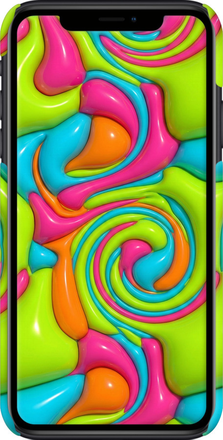 3D пластиковий глянцевий чехол Y2K Jelly Dream для Apple iPhone XR - 6780c-1560 изображение 