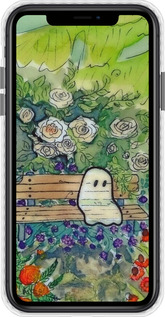 Чехол Bumper чехол Грустное привидение для Apple iPhone XR - 6403pc-1560 изображение 